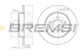 Bremsi CD7226S - DISCO DE FRENO | BRAKE DISCS