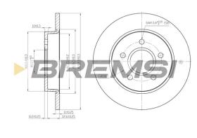 Bremsi CD7226S - DISCHI FRENO | BRAKE DISCS