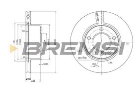 Bremsi CD7228V - DISCO DE FRENO | BRAKE DISCS