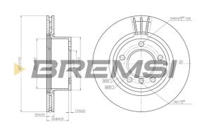Bremsi CD7229V - DISCO DE FRENO | BRAKE DISCS