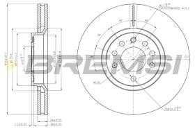 Bremsi CD7237V - DISCO DE FRENO | BRAKE DISCS