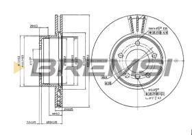 Bremsi CD7241V - DISCO DE FRENO | BRAKE DISCS