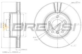 Bremsi CD7242V - DISCO DE FRENO | BRAKE DISCS