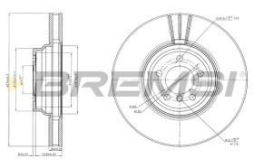 Bremsi CD7246V - DISCO DE FRENO | BRAKE DISCS