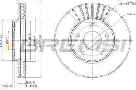 Bremsi CD7249V - DISCO DE FRENO | BRAKE DISCS