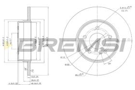 Bremsi CD7251S - DISCO DE FRENO | BRAKE DISCS