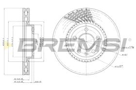 Bremsi CD7254V - DISCO DE FRENO | BRAKE DISCS