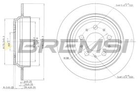 Bremsi CD7259S - DISCO DE FRENO | BRAKE DISCS