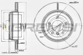 Bremsi CD7260V - DISCO DE FRENO | BRAKE DISCS