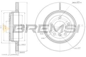 Bremsi CD7260V - DISCHI FRENO | BRAKE DISCS