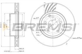 Bremsi CD7263V - DISCO DE FRENO | BRAKE DISCS