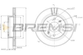 Bremsi CD7268V - DISCHI FRENO | BRAKE DISCS