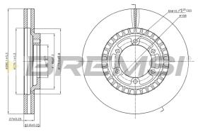 Bremsi CD7269V - DISCO DE FRENO | BRAKE DISCS