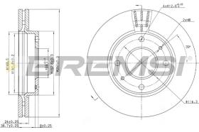 Bremsi CD7270V - DISCO DE FRENO | BRAKE DISCS