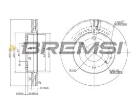 Bremsi CD7270V - DISCHI FRENO | BRAKE DISCS