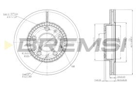Bremsi CD7278V - DISCO DE FRENO | BRAKE DISCS