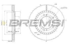 Bremsi CD7282V - DISCO DE FRENO | BRAKE DISCS