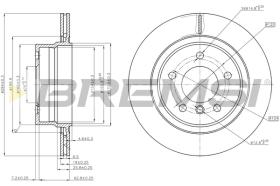 Bremsi CD7285V - DISCO DE FRENO | BRAKE DISCS