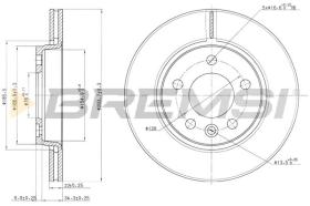 Bremsi CD7286V - DISCO DE FRENO | BRAKE DISCS