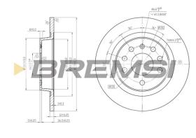 Bremsi CD7288S - DISCO DE FRENO | BRAKE DISCS