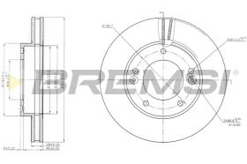Bremsi CD7290V - DISCO DE FRENO | BRAKE DISCS