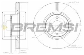 Bremsi CD7291V - DISCO DE FRENO | BRAKE DISCS