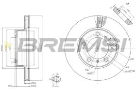 Bremsi CD7293V - DISCO DE FRENO | BRAKE DISCS
