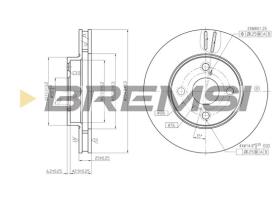 Bremsi CD7294V - DISCO DE FRENO | BRAKE DISCS