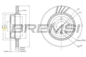 Bremsi CD7297V - DISCO DE FRENO | BRAKE DISCS