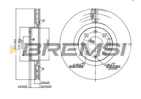 Bremsi CD7298V - DISCO DE FRENO | BRAKE DISCS