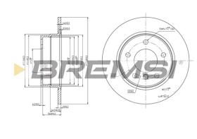Bremsi CD7303S - DISCO DE FRENO | BRAKE DISCS