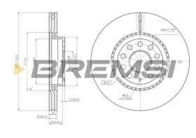Bremsi CD7305V - DISCO DE FRENO | BRAKE DISCS