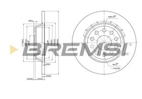 Bremsi CD7306S - DISCO DE FRENO | BRAKE DISCS