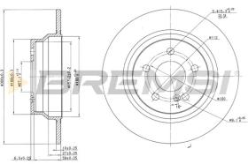 Bremsi CD7308S - DISCO DE FRENO | BRAKE DISCS