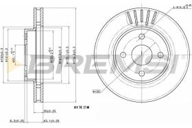 Bremsi CD7309V - DISCHI FRENO | BRAKE DISCS