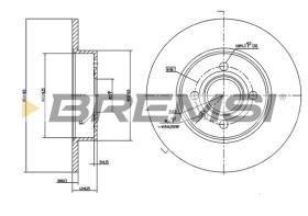 Bremsi CD7313S - DISCO DE FRENO | BRAKE DISCS