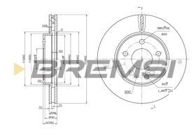 Bremsi CD7316V - DISCO DE FRENO | BRAKE DISCS