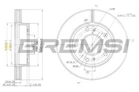 Bremsi CD7356V - DISCO DE FRENO | BRAKE DISCS