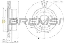 Bremsi CD7363V - DISCO DE FRENO | BRAKE DISCS