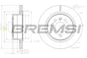 Bremsi CD7366V - DISCO DE FRENO | BRAKE DISCS