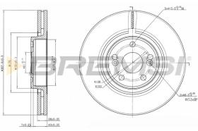 Bremsi CD7368V - DISCO DE FRENO | BRAKE DISCS