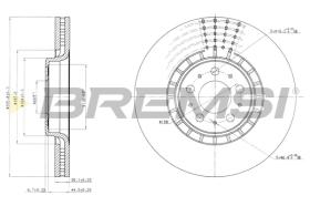 Bremsi CD7371V - DISCO DE FRENO | BRAKE DISCS