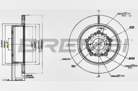 Bremsi CD7375V - DISCO DE FRENO | BRAKE DISCS