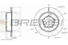 Bremsi CD7375V - DISCHI FRENO | BRAKE DISCS