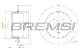 Bremsi CD7378S - DISCO DE FRENO | BRAKE DISCS