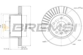 Bremsi CD7379V - DISCO DE FRENO | BRAKE DISCS
