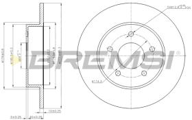 Bremsi CD7383S - DISCO DE FRENO | BRAKE DISCS
