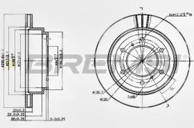 Bremsi CD7385V - DISCO DE FRENO | BRAKE DISCS
