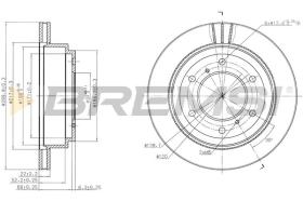 Bremsi CD7385V - DISCHI FRENO | BRAKE DISCS