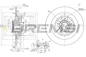 Bremsi CD7386S - DISCO DE FRENO | BRAKE DISCS